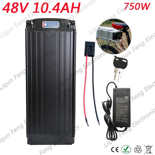 us eu no tax aluminum alloy case electric bike rear rack battery 48v 10ah lithium battery 500w ebike li-ion battery pack+charger.
us eu no tax aluminum alloy case electric bike rear rack battery 48v 10ah lithium battery 500w ebike li-ion battery pack+charger.