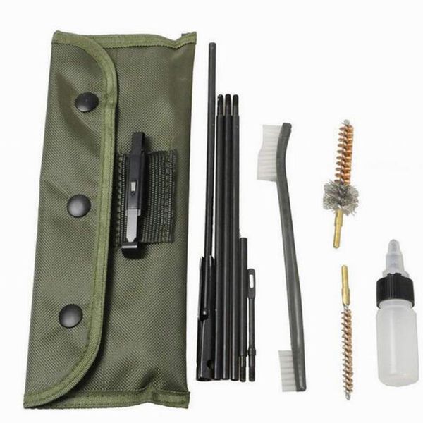 10 piece rifle cleaning kit for the .22lr 223, .257, etc anything that is .20-.25 caliber can be cleaned with this kit
10 piece rifle cleaning kit for the .22lr 223, .257, etc anything that is .20-.25 caliber can be cleaned with this kit