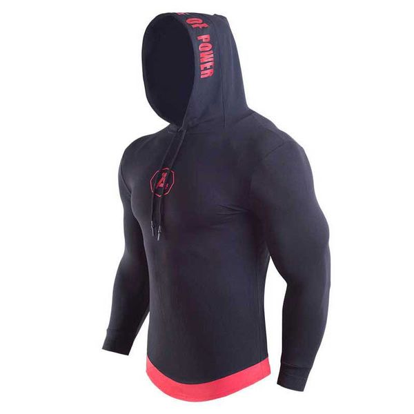 men quick dry cap hoodie sweatshirt sporting jersey compress fitness tight rashgard shirt gymming bodybuilding runs jacket m1722, Black
men quick dry cap hoodie sweatshirt sporting jersey compress fitness tight rashgard shirt gymming bodybuilding runs jacket m1722, Black