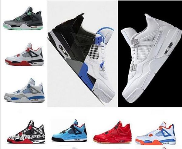 new 4 4s men women basketball shoes pure money royalty white cement bred blue fire red black bred pale citron sneakers
new 4 4s men women basketball shoes pure money royalty white cement bred blue fire red black bred pale citron sneakers