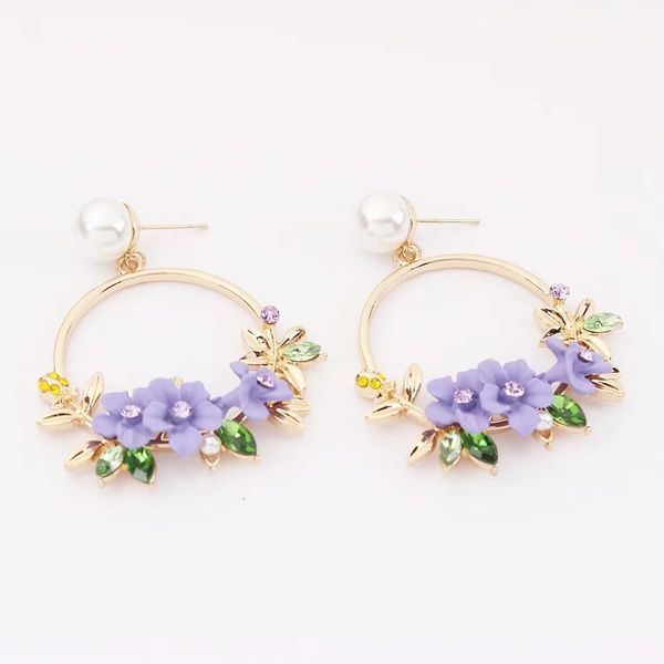 fashion-earrings diamonds hoop huggie earrings jewelry women 18k gold plated accessories four colors yellow red purple pink, Golden;silver
fashion-earrings diamonds hoop huggie earrings jewelry women 18k gold plated accessories four colors yellow red purple pink, Golden;silver