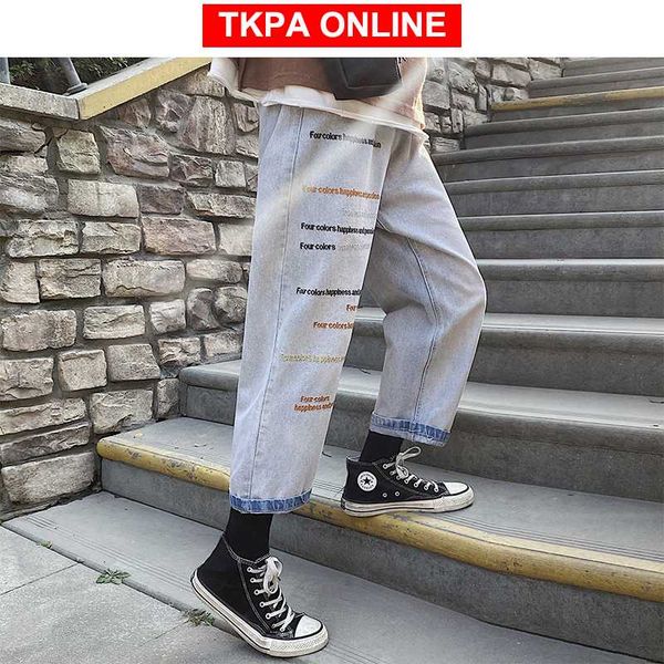 men embroidery korean jeans pants 2020 mens japanese streetwear blue denim pants male fashions harem plus size
men embroidery korean jeans pants 2020 mens japanese streetwear blue denim pants male fashions harem plus size