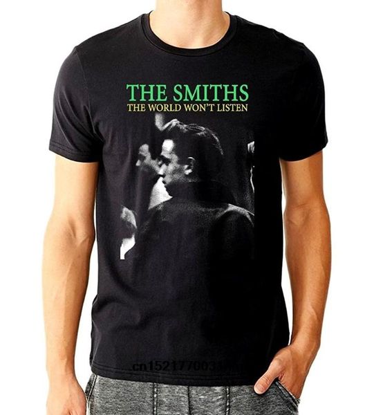 men t shirt the smiths world won't listen rock band man's funny t-shirt novelty tshirt women, White;black
men t shirt the smiths world won't listen rock band man's funny t-shirt novelty tshirt women, White;black