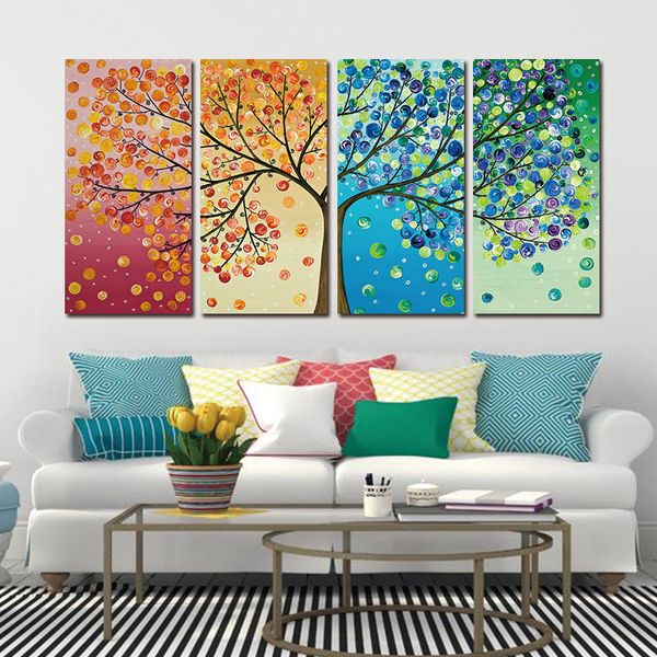 4 piece canvas art canvas painting 4 seasons tree paintings for living room wall hd printed h309b
4 piece canvas art canvas painting 4 seasons tree paintings for living room wall hd printed h309b