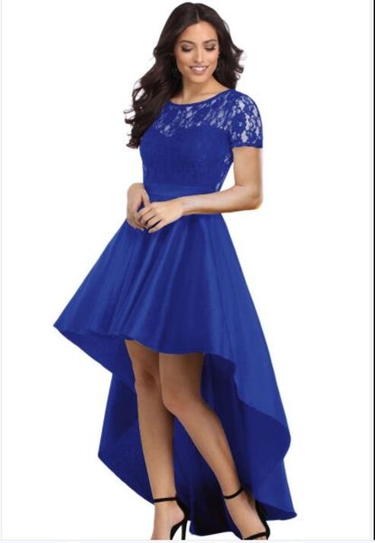 women dress long sleeve autumn back lace dresses 2019 hollow out of tall waist frocks ladies dresses elegant 61910, Blue;gray 
women dress long sleeve autumn back lace dresses 2019 hollow out of tall waist frocks ladies dresses elegant 61910, Blue;gray