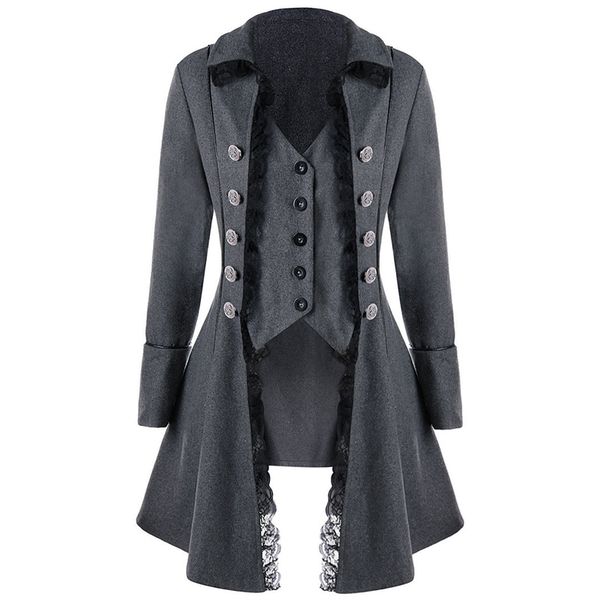 women's jackets mens coat victorian fashion plus size vintage outwear long sleeves plain medieval lace, Black;brown
women's jackets mens coat victorian fashion plus size vintage outwear long sleeves plain medieval lace, Black;brown