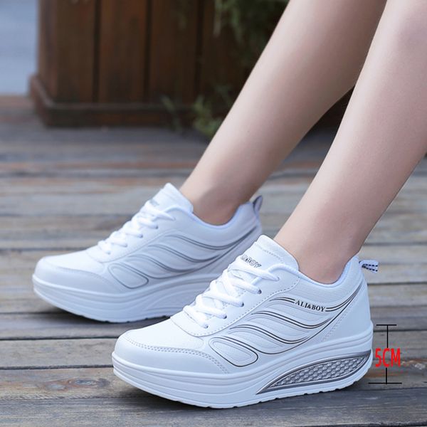 height increasing 5cm platform shoes women wedge sneakers leather toning soft body shaped shoes shock-absorb jumping shoes
height increasing 5cm platform shoes women wedge sneakers leather toning soft body shaped shoes shock-absorb jumping shoes