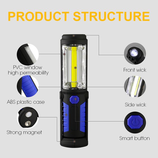 hlxg 1pcs multifunction flexible lamp portable mini inspection light working maintenance cob led light hand torch
hlxg 1pcs multifunction flexible lamp portable mini inspection light working maintenance cob led light hand torch