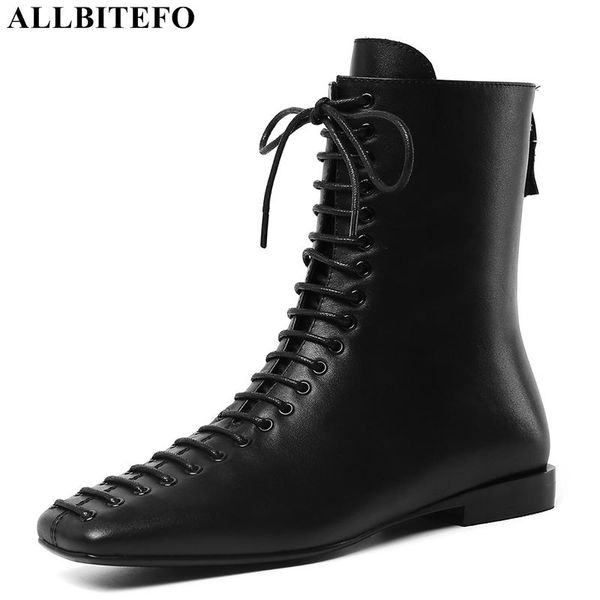 allbitefo new fashion brand genuine leather square toe low-heeled women boots comfortable ankle boots for women, Black
allbitefo new fashion brand genuine leather square toe low-heeled women boots comfortable ankle boots for women, Black