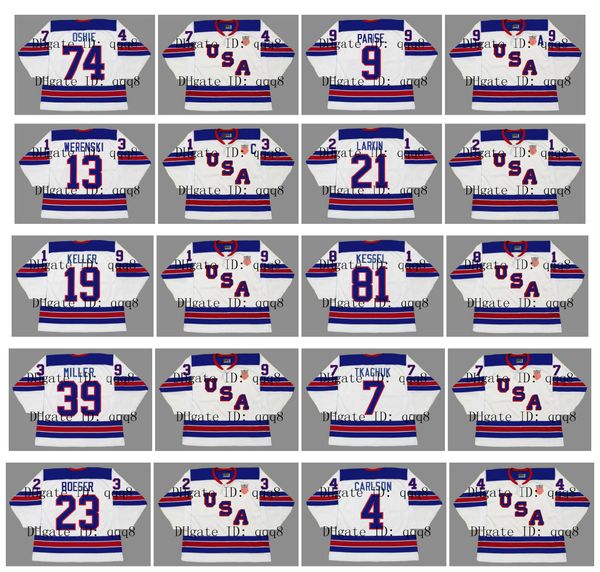 2010 2014 2016 vintage team usa jersey 74 tj oshie 88 patrick kane 9 zach parise 13 werenski 21 dylan larkin 8 joe pavelski white custom hoc, Black;red
2010 2014 2016 vintage team usa jersey 74 tj oshie 88 patrick kane 9 zach parise 13 werenski 21 dylan larkin 8 joe pavelski white custom hoc, Black;red