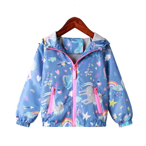 spring jacket for girls coats hooded unicorn rainbow pattern baby girls clothes outerwear kids windbreaker autumn jackets, Blue;gray
spring jacket for girls coats hooded unicorn rainbow pattern baby girls clothes outerwear kids windbreaker autumn jackets, Blue;gray