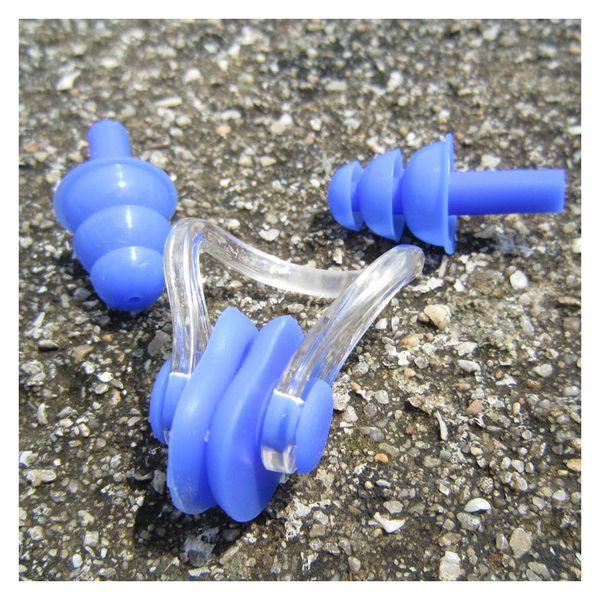 high purity soft silicone swimming earplug nose clip set waterproof watertight diving surf swimming pool accessories
high purity soft silicone swimming earplug nose clip set waterproof watertight diving surf swimming pool accessories