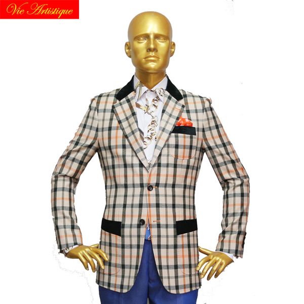 custom tailor made men's bespoke suits business formal wedding ware bespoke 2 piece (jacket+pants) beige plaid wool slim fit 19, White;black
custom tailor made men's bespoke suits business formal wedding ware bespoke 2 piece (jacket+pants) beige plaid wool slim fit 19, White;black