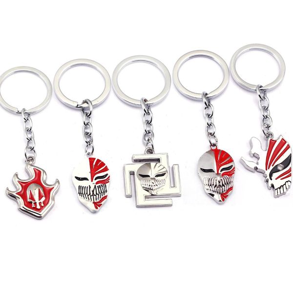 anime bleach keychain blazing skull metal key chain pendant kurosaki mask car bag key ring holder chaveiro for women men jewelry, Silver
anime bleach keychain blazing skull metal key chain pendant kurosaki mask car bag key ring holder chaveiro for women men jewelry, Silver