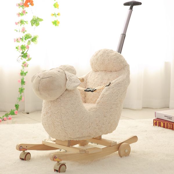 one-year birthday gift wood rocking horse with shine and music cute rocking chair baby sleeping tool 12 months children's toys
one-year birthday gift wood rocking horse with shine and music cute rocking chair baby sleeping tool 12 months children's toys