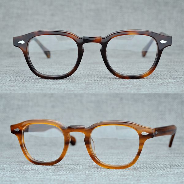 round handmade acetate frame women johnny depp glasses men brand computer goggles optical spectacle frame demi myopia, Black
round handmade acetate frame women johnny depp glasses men brand computer goggles optical spectacle frame demi myopia, Black