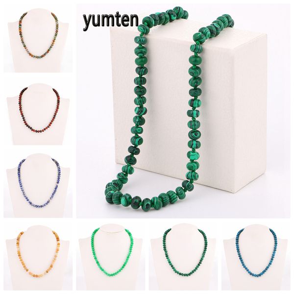 yumten beaded chokers malachite necklace women crystal accessories natural stone jewelry lady lucky gemstone power beads chain, Silver
yumten beaded chokers malachite necklace women crystal accessories natural stone jewelry lady lucky gemstone power beads chain, Silver