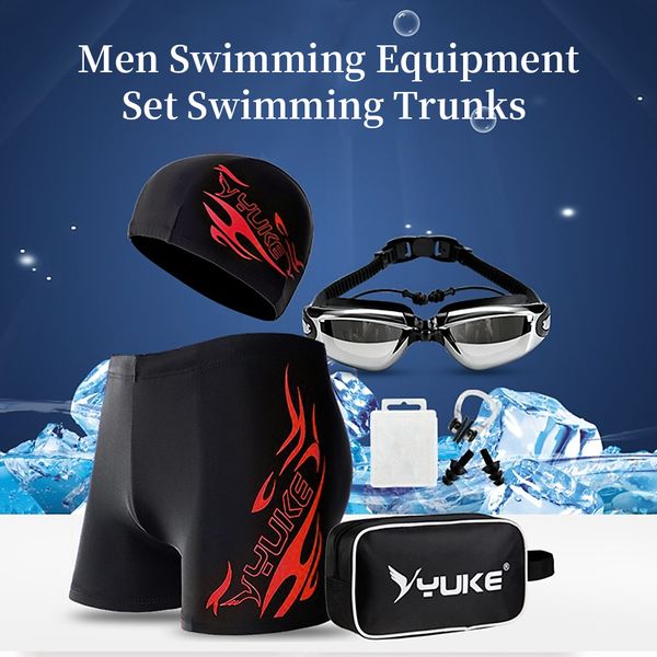 new men print swimming equipment set swimming trunks goggles hat earplug professional swimwear bathing suits accessories
new men print swimming equipment set swimming trunks goggles hat earplug professional swimwear bathing suits accessories