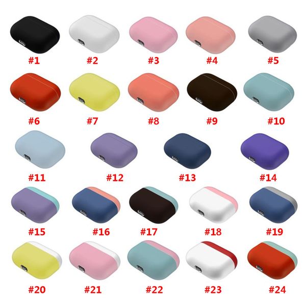 двухцветный силиконовый чехол для airpods pro 24 colors защитной крышки для airpods 3 тп беспроводной зарядка box shell
двухцветный силиконовый чехол для airpods pro 24 colors защитной крышки для airpods 3 тп беспроводной зарядка box shell