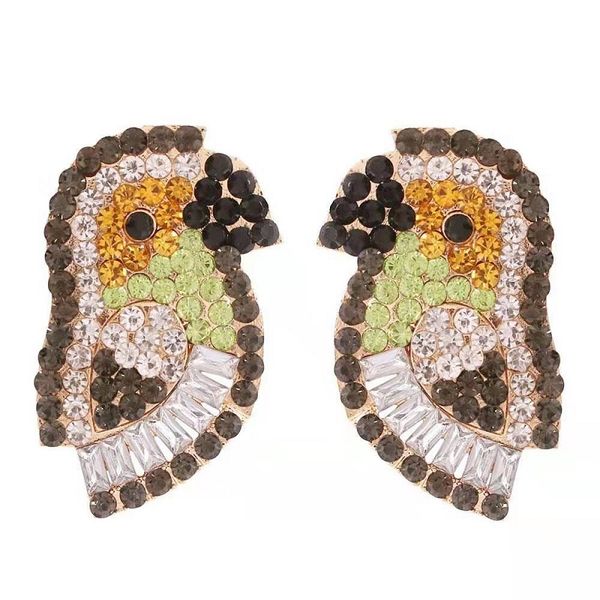 fashion-iced out parrot stud earrings for women luxury designer bling diamond parrots ear studs bird red rhinestone jewelry gift 5 colors, Golden;silver
fashion-iced out parrot stud earrings for women luxury designer bling diamond parrots ear studs bird red rhinestone jewelry gift 5 colors, Golden;silver