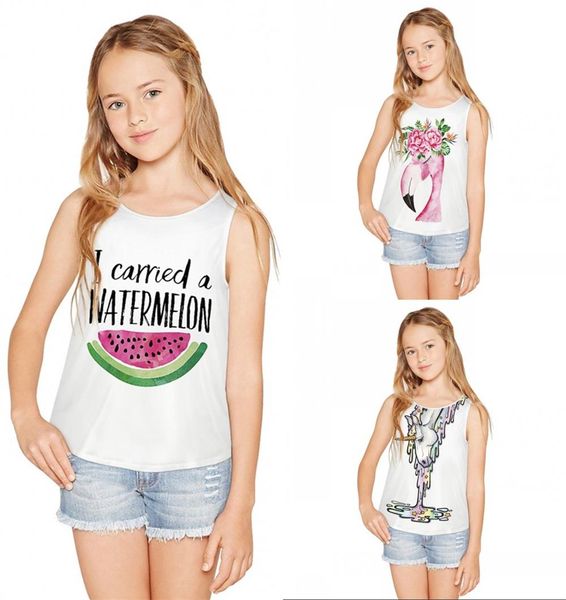 girls crop 2019 summer new bite watermelon printing o neck sleeveless vest girl's tank cute vest, Blue
girls crop 2019 summer new bite watermelon printing o neck sleeveless vest girl's tank cute vest, Blue