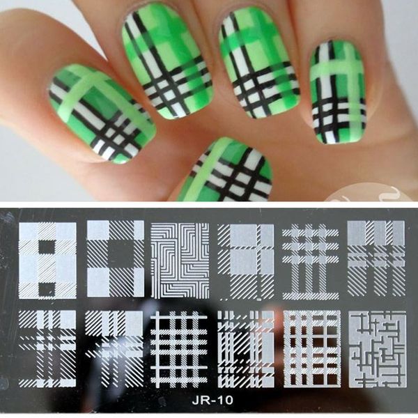 new 1pc jr nail stamping plates stainless steel image stamping nail art manicure template nail stamp tools, White
new 1pc jr nail stamping plates stainless steel image stamping nail art manicure template nail stamp tools, White