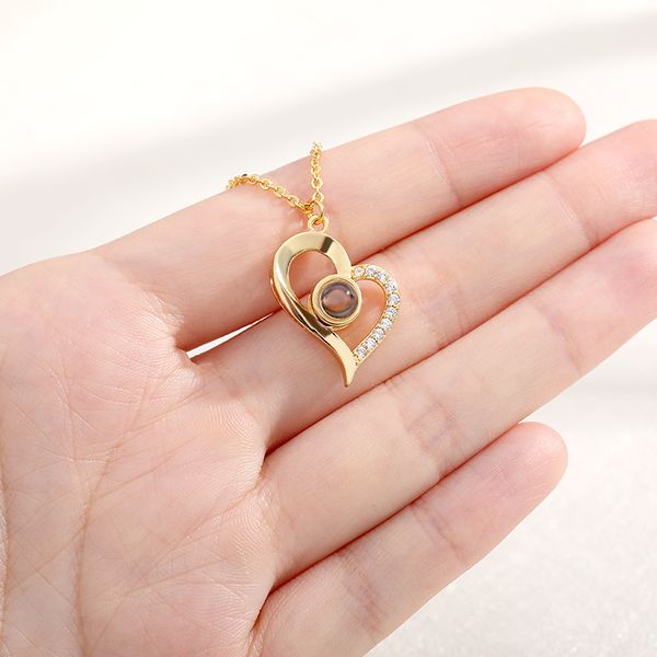 100 languages i love you projection pendant necklace women rose gold stainless steel necklace crystal bijoux femme gifts, Silver
100 languages i love you projection pendant necklace women rose gold stainless steel necklace crystal bijoux femme gifts, Silver