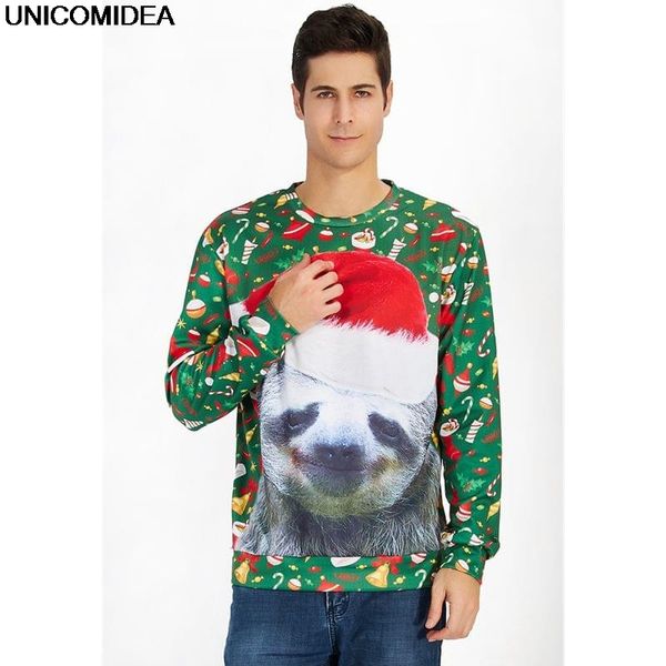 sloth merry christmas 3d hoodies sweatshirt men pullover autumn winter animal jumper christmas gifts men tracksuits, Black
sloth merry christmas 3d hoodies sweatshirt men pullover autumn winter animal jumper christmas gifts men tracksuits, Black