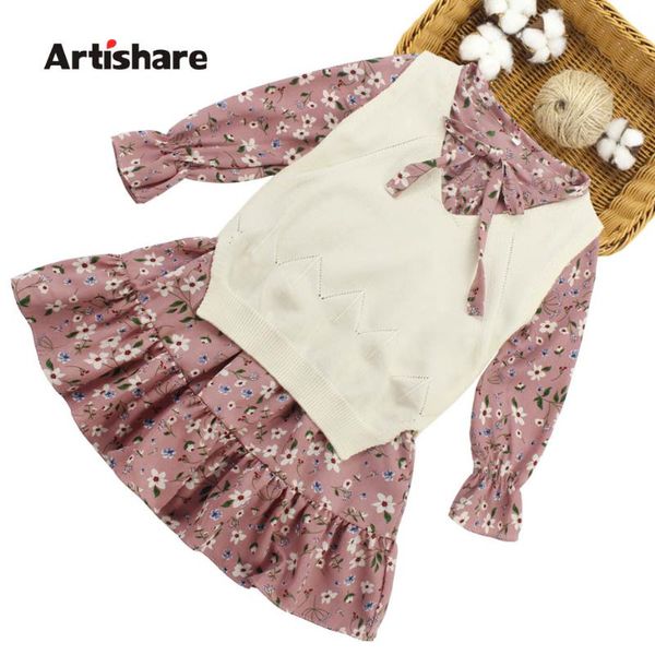 kids girls clothes set knitted vest + floral 2psc girl clothes spring autumn teenage children clothing 6 8 10 12 13 14 year, White
kids girls clothes set knitted vest + floral 2psc girl clothes spring autumn teenage children clothing 6 8 10 12 13 14 year, White