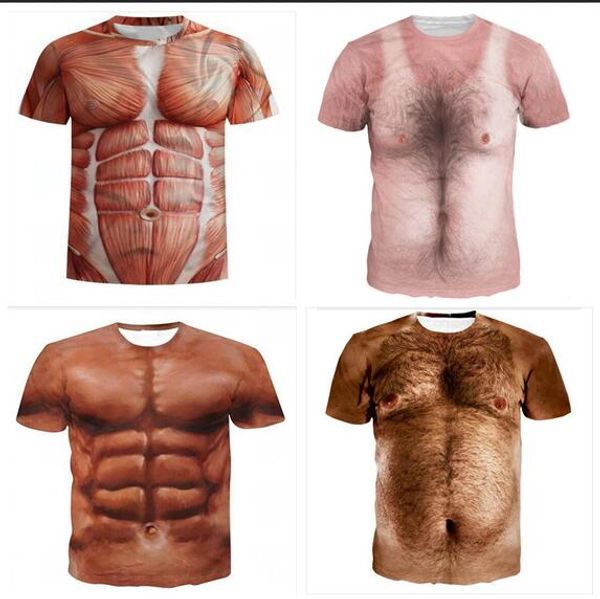 new arrive hip hop summer style chest hair funny 3d print men women fashion t shirt xs016, White;black
new arrive hip hop summer style chest hair funny 3d print men women fashion t shirt xs016, White;black