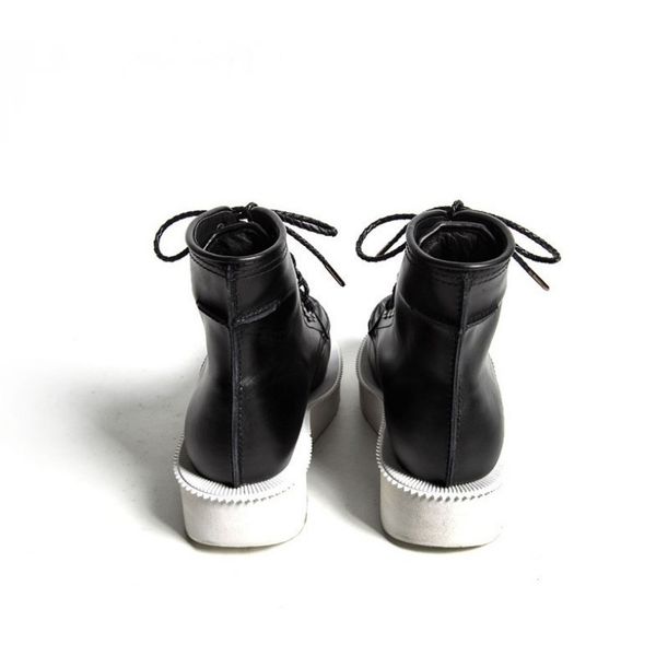 brand men runway high platform shoes lace up med heels creeper ankle boots man casual sneakers genuine leather shoes, Black
brand men runway high platform shoes lace up med heels creeper ankle boots man casual sneakers genuine leather shoes, Black