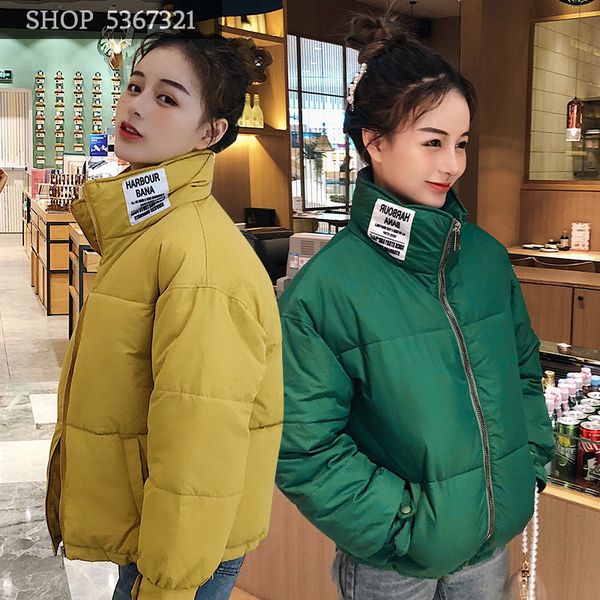 short fund cotton-padded clothes woman 2019 easy thickening bread serve keep warm cotton suit-dress student loose coat, Black
short fund cotton-padded clothes woman 2019 easy thickening bread serve keep warm cotton suit-dress student loose coat, Black