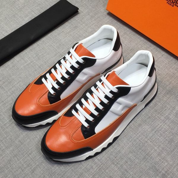 fashion platform men's shoes wild vintage luxury spring new men's leather color matching lace-up wild sports casual running shoes, Black
fashion platform men's shoes wild vintage luxury spring new men's leather color matching lace-up wild sports casual running shoes, Black