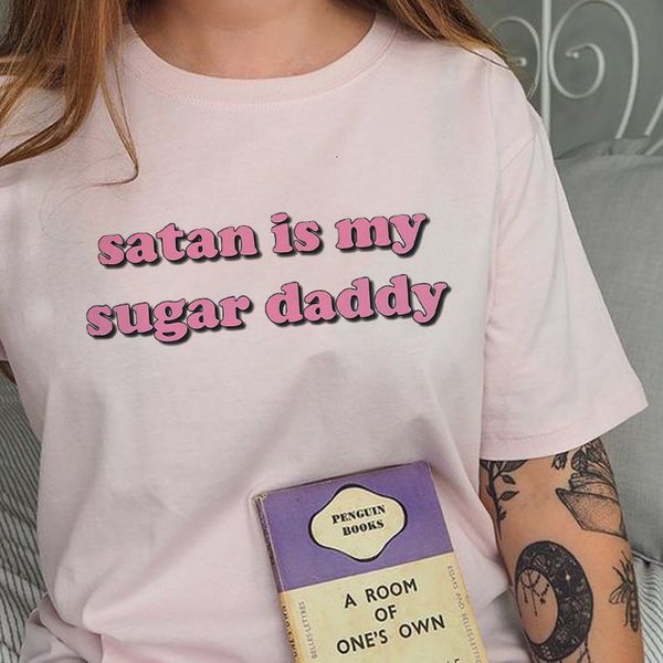 yes daddy satan is my sugar t shirt daddy aesthetic clothes kawaii tshirt harajuku women tee short t shirt ulzzang aesthetic, White
yes daddy satan is my sugar t shirt daddy aesthetic clothes kawaii tshirt harajuku women tee short t shirt ulzzang aesthetic, White