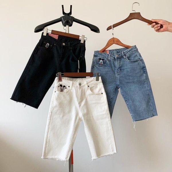 embroidered five-point denim shorts women 2020 summer high waist slim stretch burrs wear thin tight bike pants, Blue
embroidered five-point denim shorts women 2020 summer high waist slim stretch burrs wear thin tight bike pants, Blue