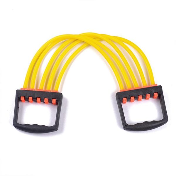5 way elastic removable strength gym exercise indoor outdoor resistance bands pilates arm muscle training chest expander fitness 
5 way elastic removable strength gym exercise indoor outdoor resistance bands pilates arm muscle training chest expander fitness