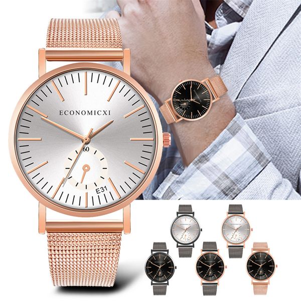 men sport casual watches men's digital clock man men's quartz wristwatches casual and business series mesh belt watch gifts, Slivery;brown
men sport casual watches men's digital clock man men's quartz wristwatches casual and business series mesh belt watch gifts, Slivery;brown