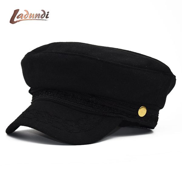 new autumn octagonal hats for women flat baseball cap ladies solid caps metal women casual berets hat gorra militar, Blue;gray
new autumn octagonal hats for women flat baseball cap ladies solid caps metal women casual berets hat gorra militar, Blue;gray