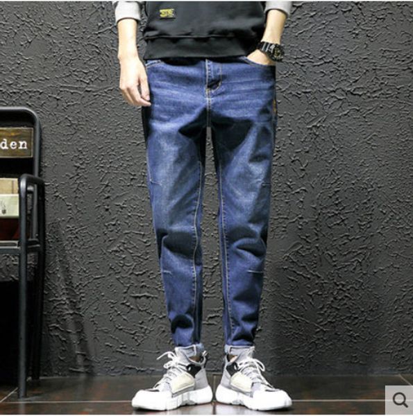 the blue the new tide of han edition cultivate one's morality jeans men feet pants elastic straight youth joker
the blue the new tide of han edition cultivate one's morality jeans men feet pants elastic straight youth joker