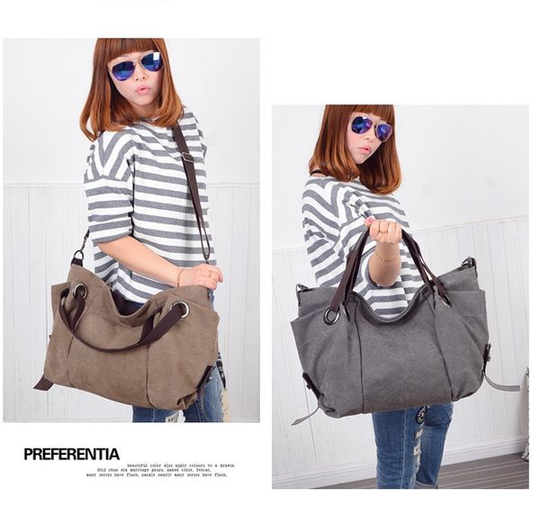 2020 new big bag korean version of the tide single shoulder slung sports cloth bag leisure travel handbag