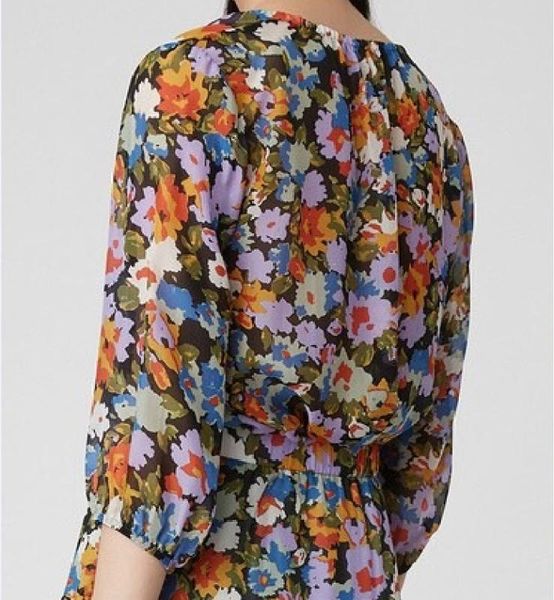 women's blouses & shirts silk floral print women shirt 2021 v-neck casual wild lady, White
women's blouses & shirts silk floral print women shirt 2021 v-neck casual wild lady, White
