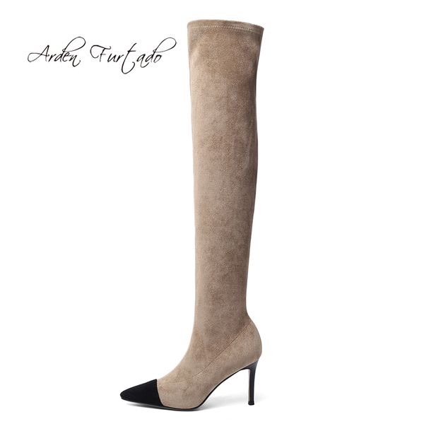 arden furtado fashion women's shoes winter pointed toe stilettos heels zipper over the knee high boots grey nude stretch boots, Black
arden furtado fashion women's shoes winter pointed toe stilettos heels zipper over the knee high boots grey nude stretch boots, Black