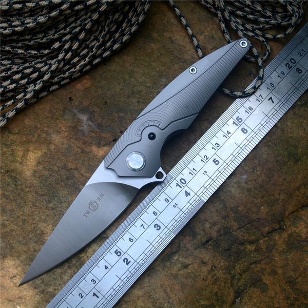 TwoSun карманный нож D2 Blade TS102 TC4 Титановая ручка Открытый кемпинг охотничий складной нож
TwoSun карманный нож D2 Blade TS102 TC4 Титановая ручка Открытый кемпинг охотничий складной нож