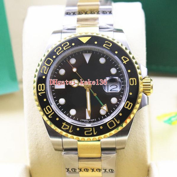 5 color watch 40mm gmt 116713 116713ln ceramic bezel 18k gold & steel two tones asia 2813 movement automatic mens watch watches, Slivery;brown
5 color watch 40mm gmt 116713 116713ln ceramic bezel 18k gold & steel two tones asia 2813 movement automatic mens watch watches, Slivery;brown