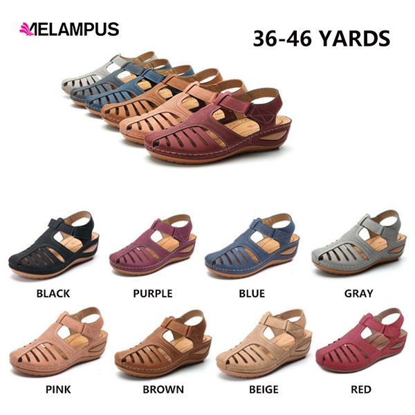 round head wedge comfortable sandals women non-slip large size women's sandals car line hole shoes summer women's, Black
round head wedge comfortable sandals women non-slip large size women's sandals car line hole shoes summer women's, Black
