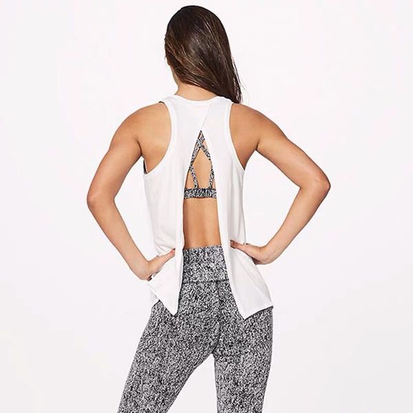 open up tank active wear sports tees woman gym high neck vest breathable loose fit jersey women fitness yoga pilates, White;red
open up tank active wear sports tees woman gym high neck vest breathable loose fit jersey women fitness yoga pilates, White;red
