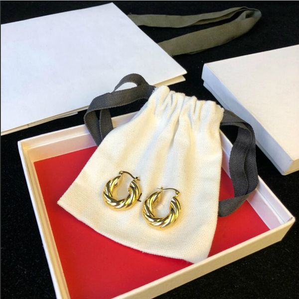 jewelry women earrings minimalist twist plated 18-karat gold hoop earrings banquet jewelry gift, Golden;silver
jewelry women earrings minimalist twist plated 18-karat gold hoop earrings banquet jewelry gift, Golden;silver