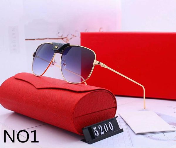 Men woman de igner ungla e luxury ungla e de igner gla adumbral gla e uv400 model 5200 6 color optional with box, White;black
Men woman de igner ungla e luxury ungla e de igner gla adumbral gla e uv400 model 5200 6 color optional with box, White;black