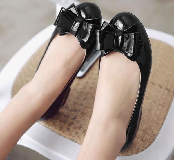 2019 bowknot women's shoes in spring and autumn with new style low heel round head @108, Black
2019 bowknot women's shoes in spring and autumn with new style low heel round head @108, Black