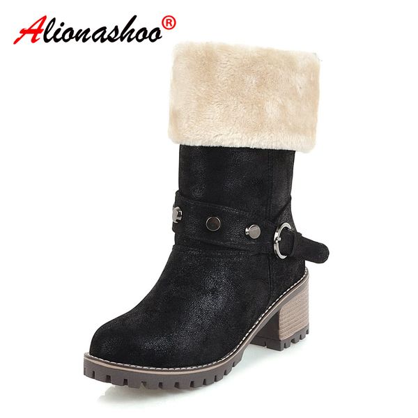 drop shipping 2019 winter boots high women snow boots plush warm shoes wear girl white buckle shoes plus size 34-43, Black
drop shipping 2019 winter boots high women snow boots plush warm shoes wear girl white buckle shoes plus size 34-43, Black
